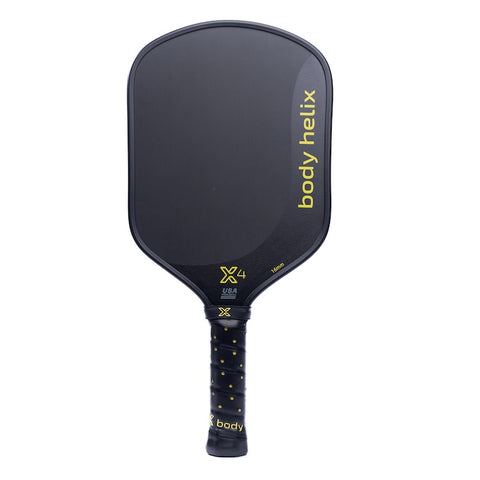X4 pickleball paddle with 'body helix' branding on a white background