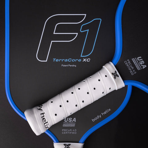 body helix FLIK F1 TeerraCoreXC USAP Apporved pickleball paddles standard and elongated