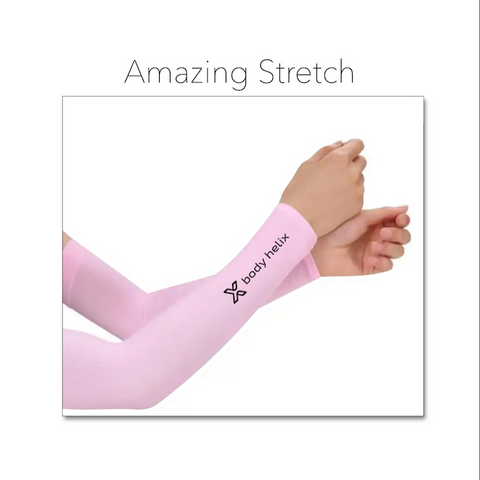 UV Arm Sleeves For Sun Protection With Ice Silk Fabric | body helix