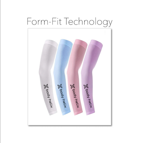 UV Arm Sleeves For Sun Protection With Ice Silk Fabric | body helix