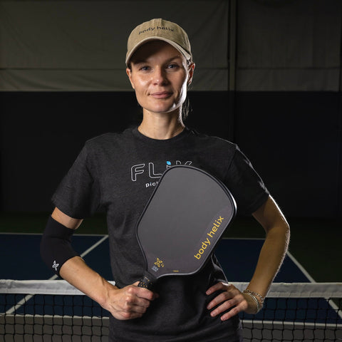 Pickleball Paddle: X4 USAP Approved, Premium Power & Spin | body helix