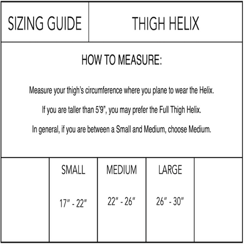 Thigh Compression Sleeve for Hamstring and Groin Support | body helix