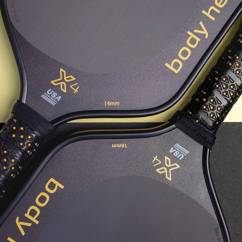 X4 14mm and 16mm pickleball paddles