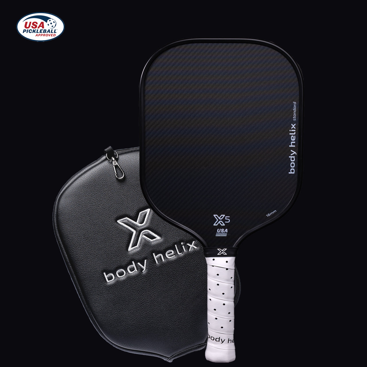 Kevlar Pickleball Paddle X5: Best USAP Spin And Control | body helix