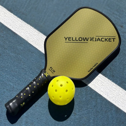 FLIK Yellow Jacket Best High Performance Pickleball Paddle | FLIK