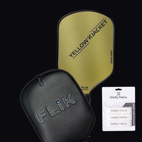 FLIK Yellow Jacket Best High Performance Pickleball Paddle | FLIK