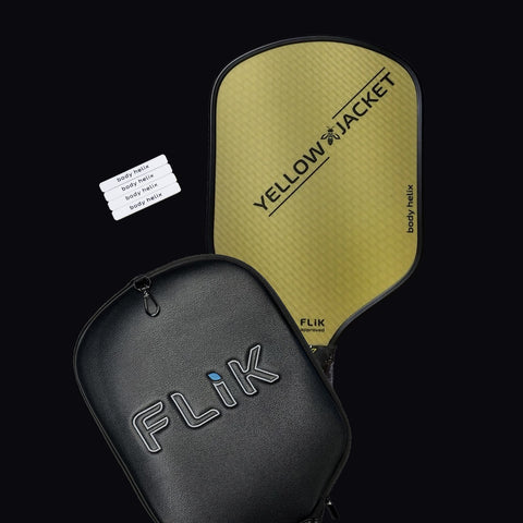 FLIK Yellow Jacket Best High Performance Pickleball Paddle | FLIK