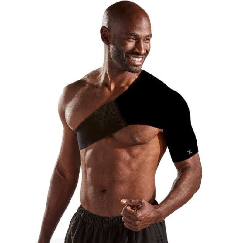 Adjustable Shoulder Compression Sleeve With Bicep Support | body helix