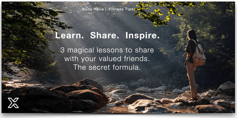 Learn. Share. Inspire. 3 magical lesson to share with your valued friends. The secret formula