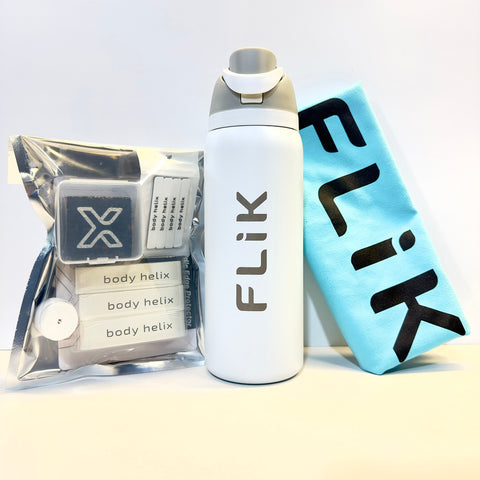 Accessory Kit, Water Bottle, FLiK Towel