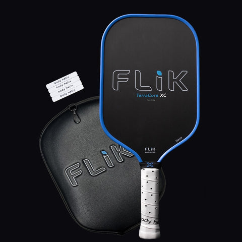 FLIK Terracore XC Best Pickleball Paddle: Spin & Control | body helix