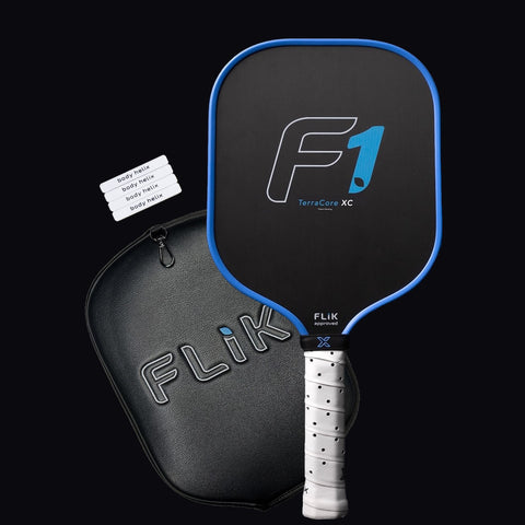 FLIK TerraCore F1 XC Standard Pickleball Paddle | body helix