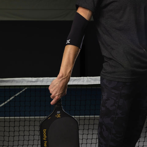Elbow compression sleeve and Pickleball Paddle X4 USAP Approved