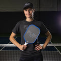 Kay holding body helix FLIK F1 TerraCOreXC USAP Approved pickleball paddle