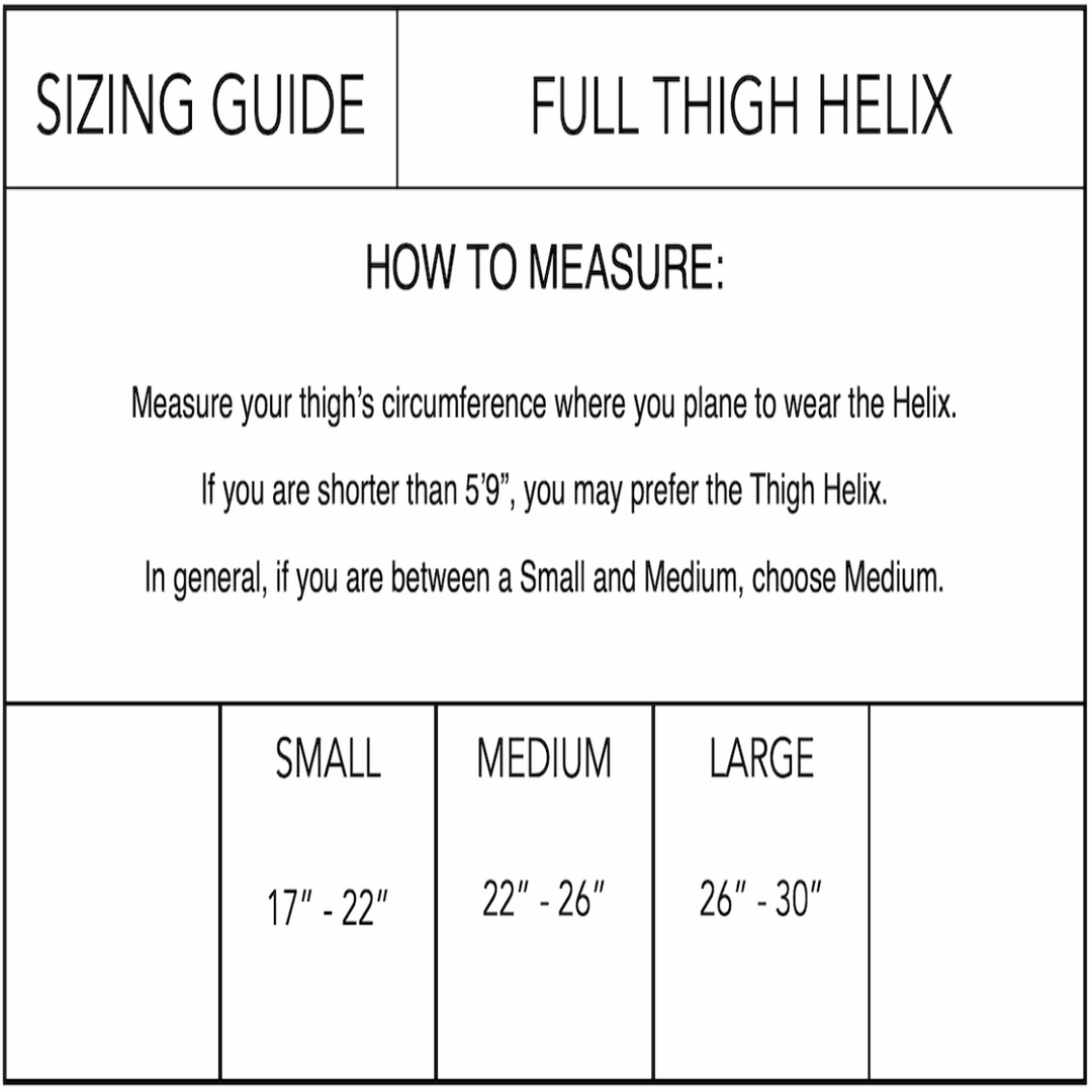 Thigh Compression Sleeve For Hamstring and Quad Support | body helix
