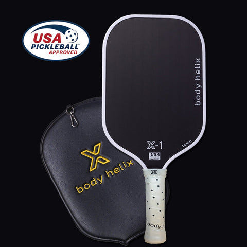 X1 Carbon Pickleball Paddle X1 Elongated USAP Approved | body helix