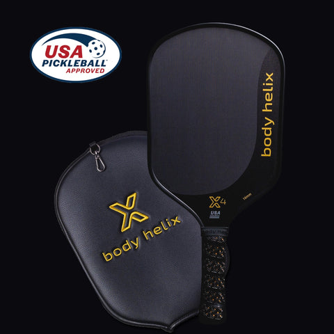 X4 Carbon Pickleball Paddle T700 Raw Carbon Fiber | body helix
