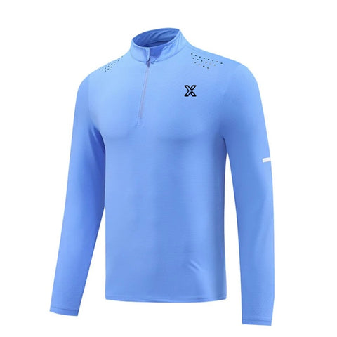 Quarter-Zip Long Sleeve Performance Shirt | body helix