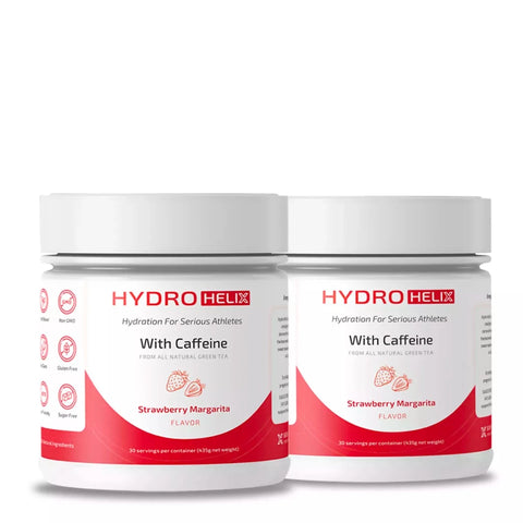 2 hydro helix strawberry margarita hydration powder electrolyte replacement drink